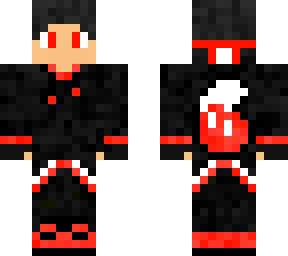 black and redwolf boy