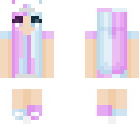 bleu in pink