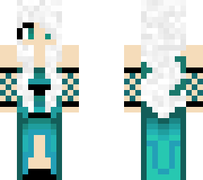 blue dress girl