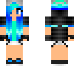 blue ender girl