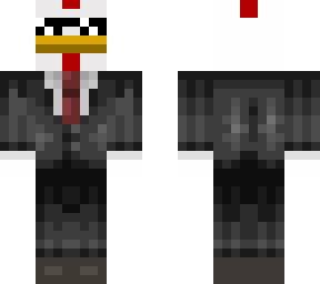 chicken in a suit