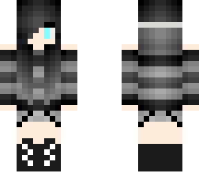 girl zane with out the mask ans eyes lighter