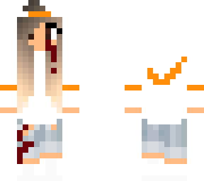 orange  nike girl helloween edition