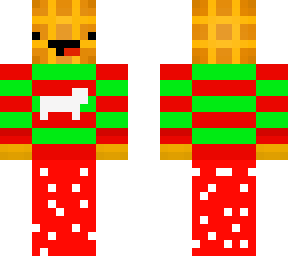 christmas waffle