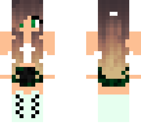 emerald kawaii girl (original)