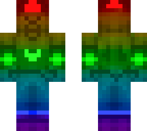 light dark rainbow steve