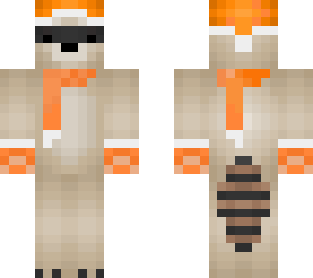 orange cristmas racoon