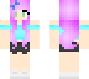 pink hair girl