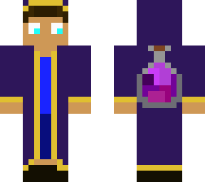 purple mage boy