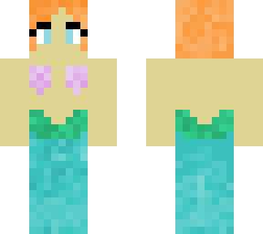 red haired mermaid