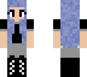 basic blue haired gorl