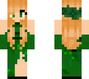 blonde hair, green eyes