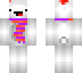 derpy polar bear (christmas hat)