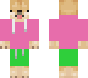 doge in green pants