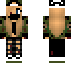 edit of camo girl