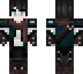 frost with red scarf