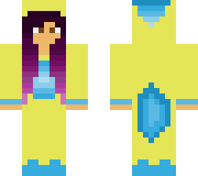 unicorn girl yellow