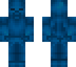 courupted blue steve x2
