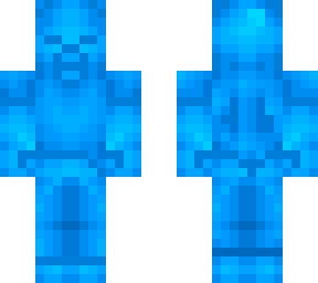 cursed blue steve