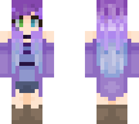 Cute Witch Girl | Minecraft Skin