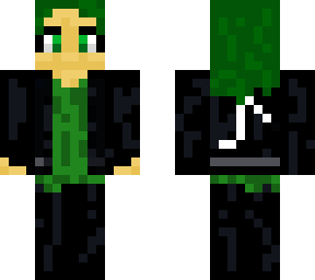 girl with green hair