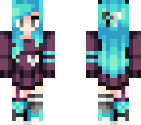 blue haired demon