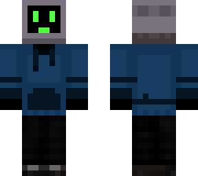 computer head- blue- passive