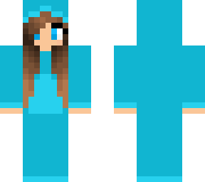 girl in blue pajamas