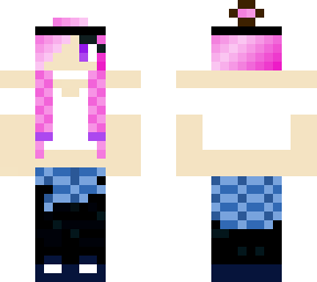 pink haired tomboy