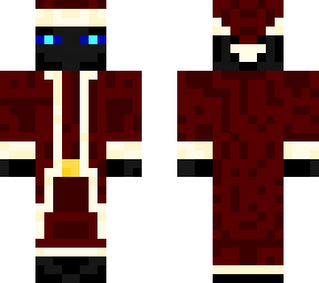 blue eyed enderman w/ santa suit