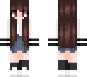 brown hair girl cute