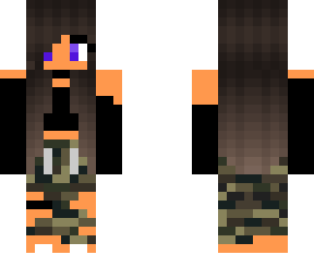 camouflage purple girl