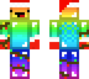 christmas rainbow derp