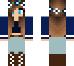 girl in blue
