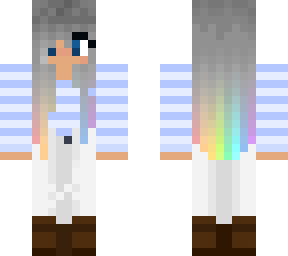 rainbow haired girl