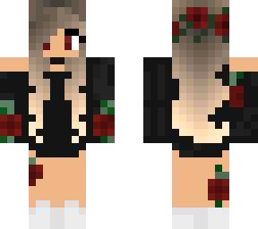 re-creation of my original rose girl skin that skinhub copied
