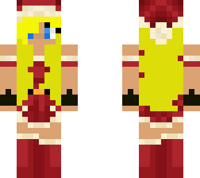 santa skin edit girl