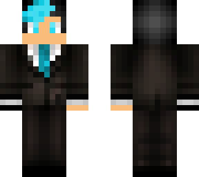 elegante pelo azul
