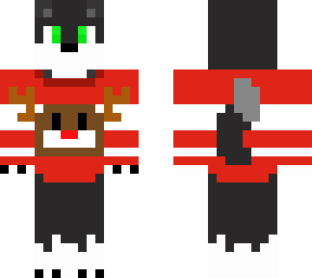 holiday wolf skin