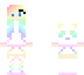 rainbow panda girl