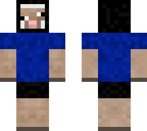 blue shirt sheep