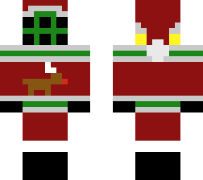 christmas rubik's cube head