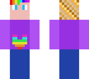 cute rainbow girl