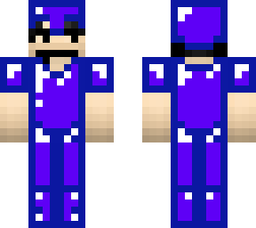 derp steve in lapis lazuli armour(by wymanspecs)