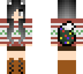edit christmas fox girl
