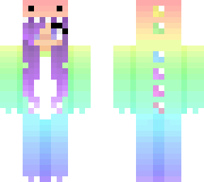 rainbow dino onesie