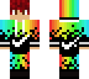 rainbow redhead remade with hoodie version 2