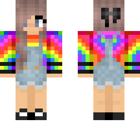 rainbow sweater girl
