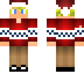 blond christmas boy