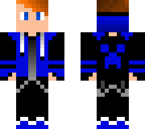 blue gamer boy